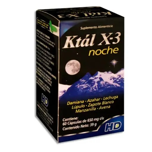 [7502008988272] KTAL X-3 NOCHE Capsulas - c/60
