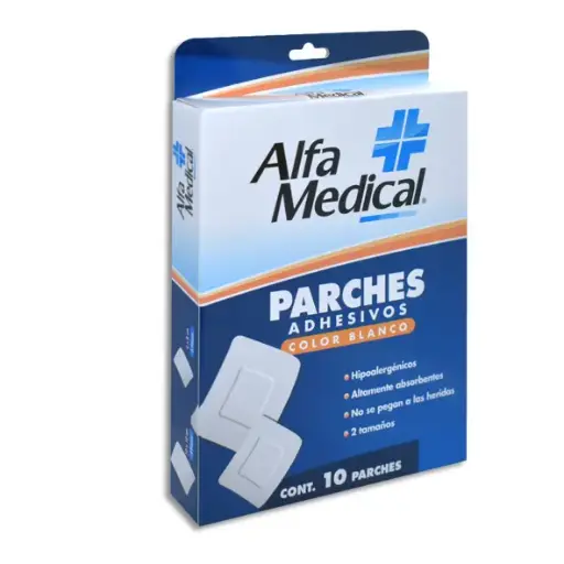 [7503014279552] PARCHES ADHESIVOS ALFA MEDICAL Parches - c/10