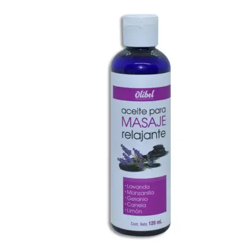 [7502009748479] ACEITE PARA MASAJE RELAJANTE OLIBEL  Frasco - 120 ml