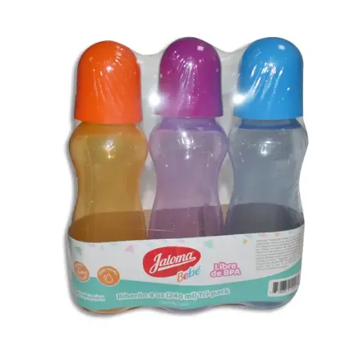 [759684151262] BIBERON 8 OZ DE POLIPRO  ENTRIPACK  JALOMA Pieza - c/3