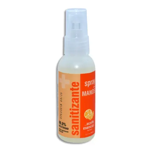 [7502009747915] SANITIZANTE SPRAY PARA MANOS NARANJA BELABEL Solucion Spray - 60 ml