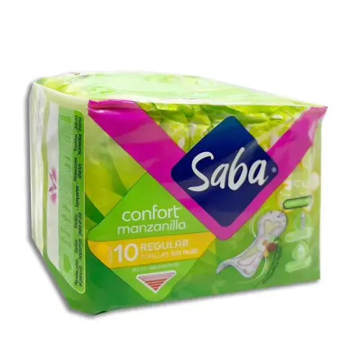[7501019030345] SABA MANZANILLA CONFORT REGULAR S/ALAS Bolsa - c/10