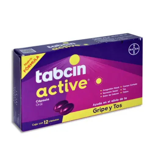 [7501008499689] TABCIN ACTIVE Capsulas - c/12