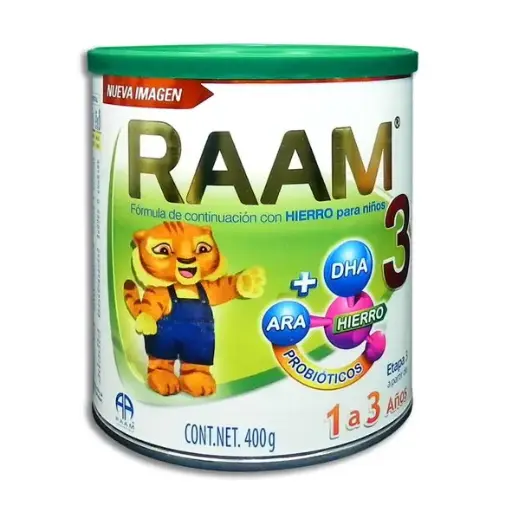 [7501468143108] LECHE RAAM 3 Lata - 400 gr