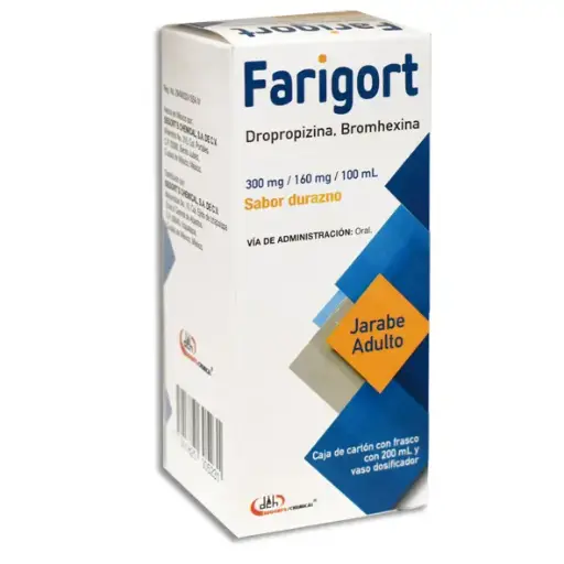 [7501825305231] FARIGORT ADULTO Jarabe - 200 ml