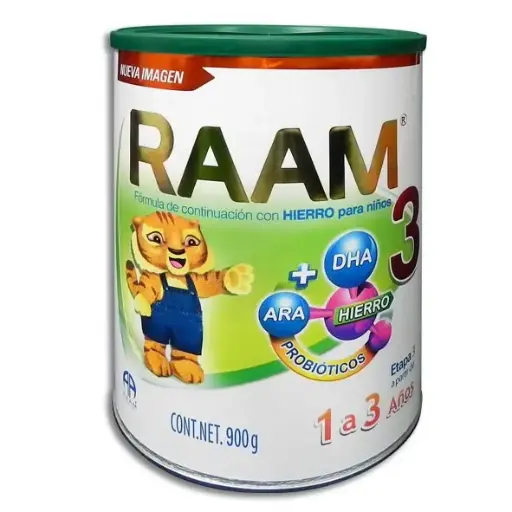 [7501468144006] LECHE RAAM 3 Lata - 900 g