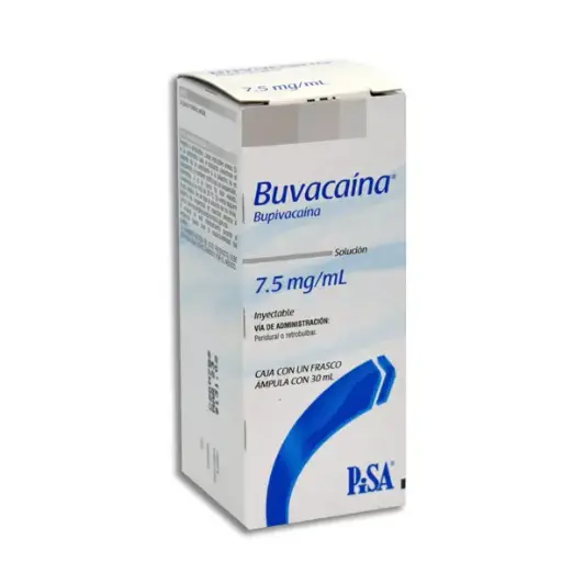[7501125112683] BUVACAINA 7.5MG Solucion Inyectable - 30 ml