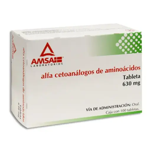 [7501349022850] ALFA CETOANALOGOS DE AMINOACIDOS Tabletas - c/100