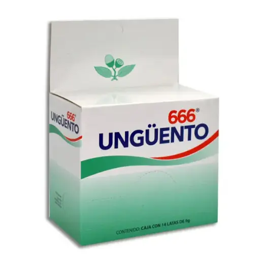[7501104200141] UNGUENTO 666 9GR Ungüento - c/14