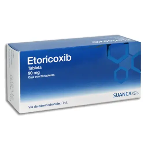 [7503028771585] ETORICOXIB 90MG SUANCA Tabletas - c/28