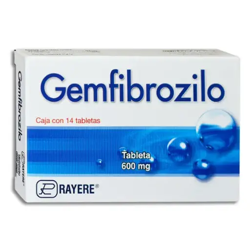 [7502003386547] GEMFIBROZILO RAYERE Tabletas - c/14