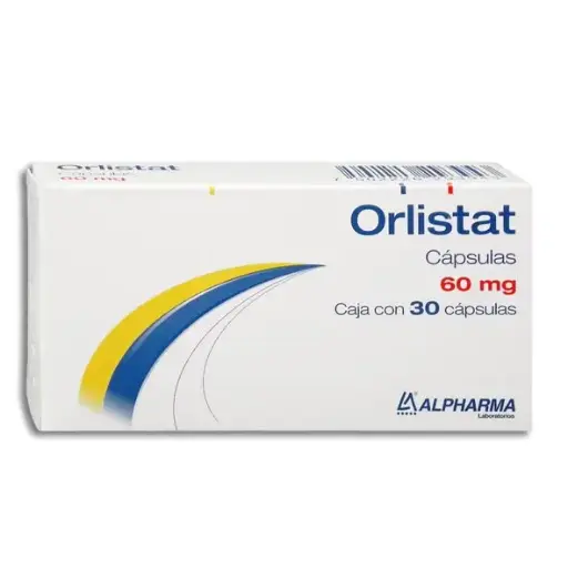 [7502226293943] ORLISTAT 60MG ALPHARMA Capsulas - c/30
