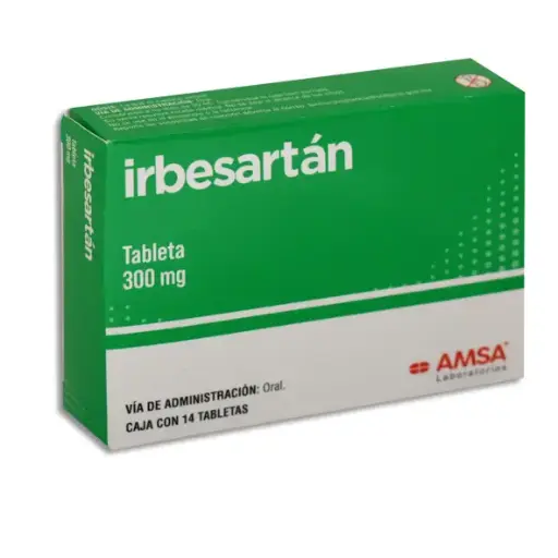 [7501349020535] IRBESARTAN 300MG AMSA Tabletas - c/14