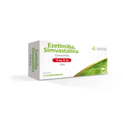 [7506344500679] EZETIMIBA SIMVASTATINA AVIVIA Comprimidos - c/14