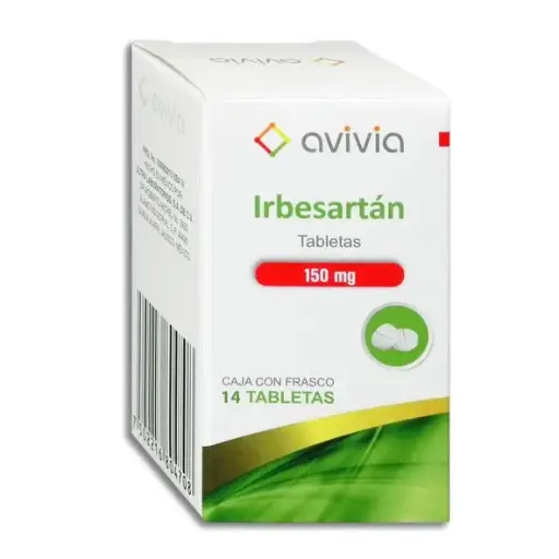 [7502216804692] IRBESARTAN 150MG AVIVIA Tabletas - c/14