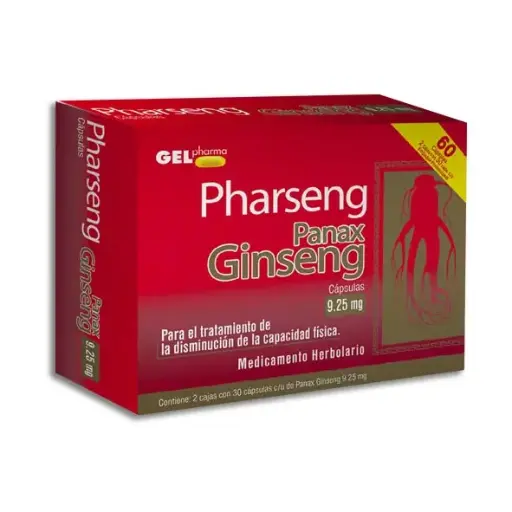 [7502227423103] PHARSENG PANAX GINSENG Capsulas - c/60