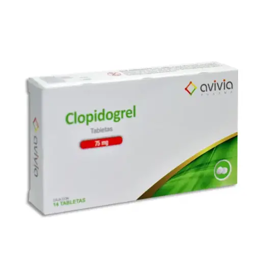 [7502216804777] CLOPIDOGREL AVIVIA Tabletas - c/14