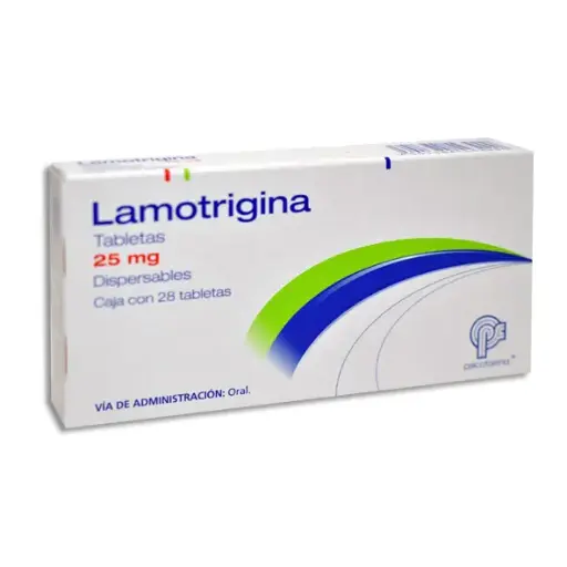 [7501384543990] LAMOTRIGINA 25MG PSICOFARMA Tabletas - c/28