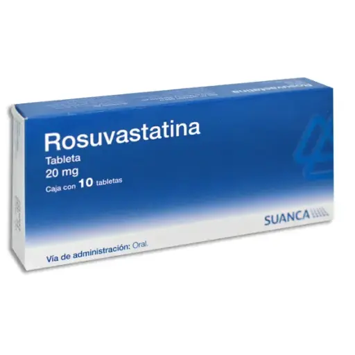 [7503028771691] ROSUVASTATINA 20MG SUANCA Tabletas - c/10