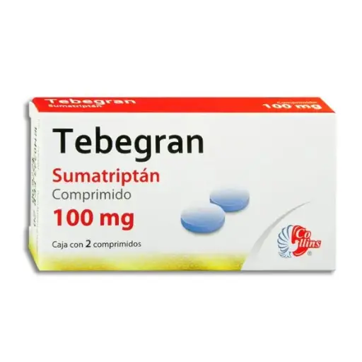 [780083143541] TEBEGRAN 100MG Comprimidos - c/2