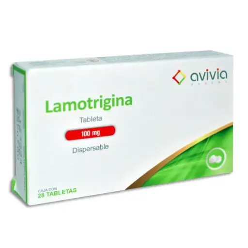 [7502209851573] LAMOTRIGINA 100MG AVIVIA Tabletas - c/28