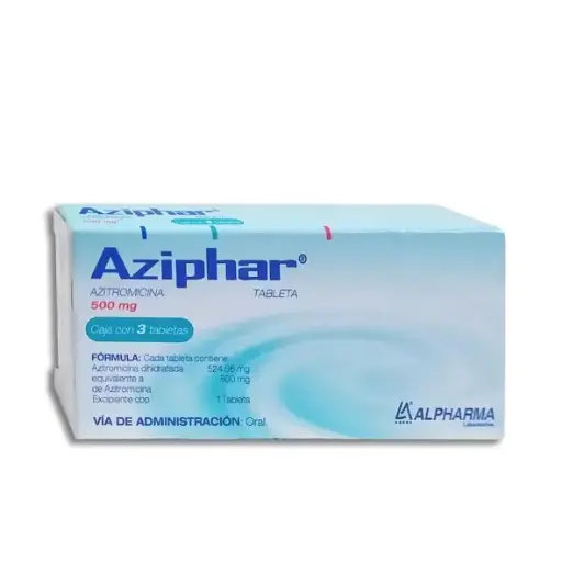 [7503004908387] AZIPHAR Tabletas - c/3