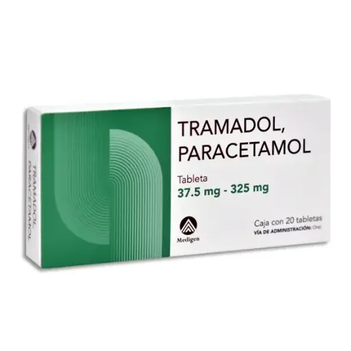 [7502009748394] TRAMADOL , PARACETAMOL MAVER Tabletas - c/20