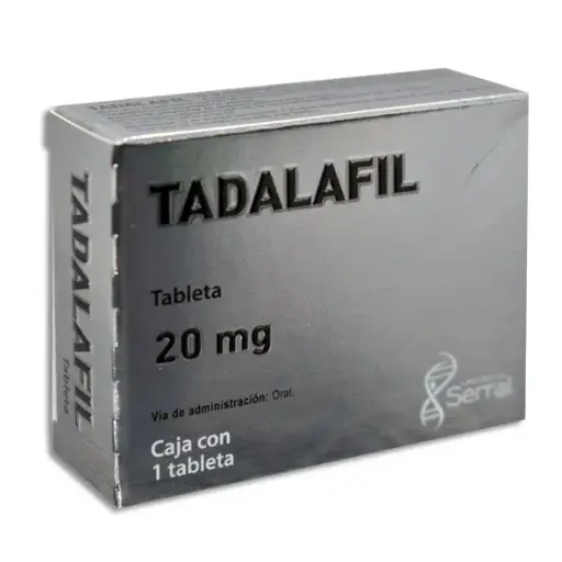 [7501258215640] TADALAFIL 20MG SERRAL Tabletas - c/1