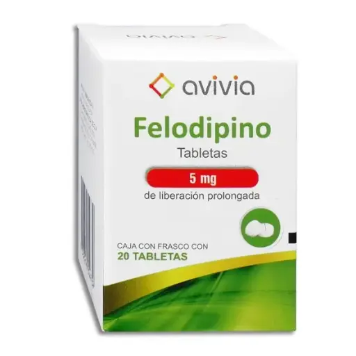 [7502216804739] FELODIPINO AVIVIA Tabletas LP - c/20