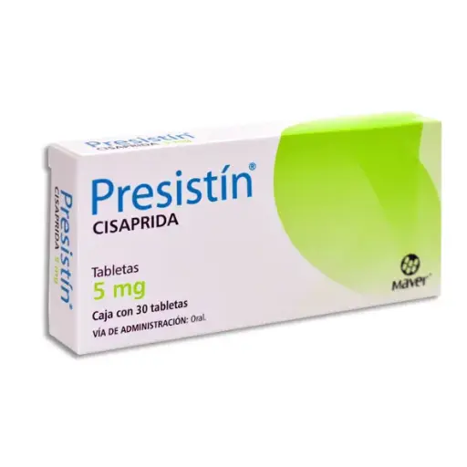 [7503000422184] PRESISTIN 5MG Tabletas - c/30