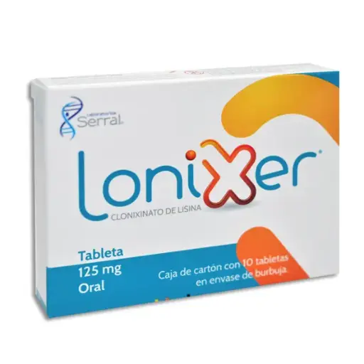 [7501258203593] LONIXER 125MG Tabletas - c/10