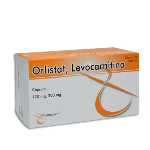 [7501299309544] ORLISTAT, LEVOCARNITINA Capsulas - c/30