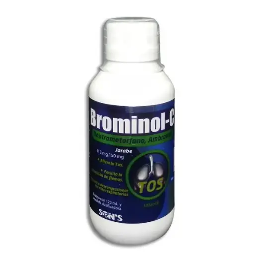 [7502001164482] BROMINOL-C INFANTIL Jarabe - 120 ml