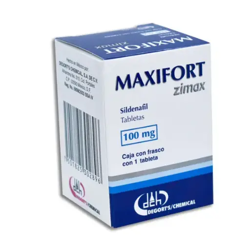 [7501825302896] MAXIFORT ZIMAX 100MG  Tabletas - c/1