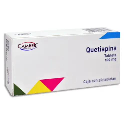 [7506442700872] QUETIAPINA 100MG CAMBER Tabletas - c/30