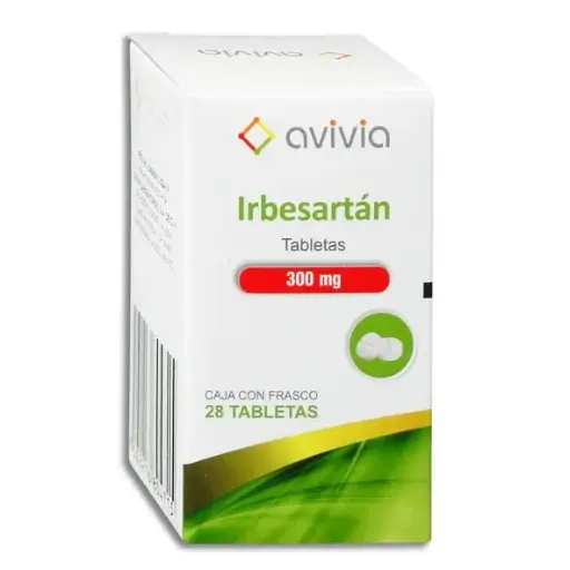 [7502216804715] IRBESARTAN 300MG AVIVIA Tabletas - c/28