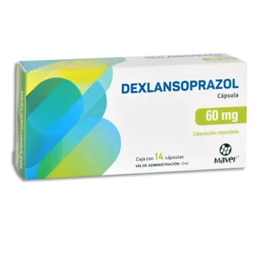 [7502009749384] DEXLANSOPRAZOL 60MG MAVER Capsulas LR - c/14