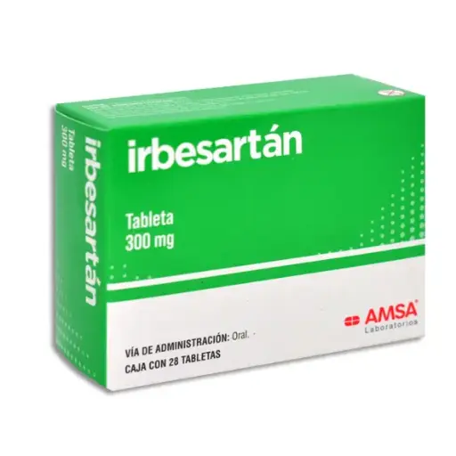 [7501349020542] IRBESARTAN 300MG AMSA Tabletas - c/28