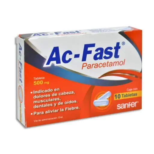 [7501385490217] AC-FAST Tabletas - c/10
