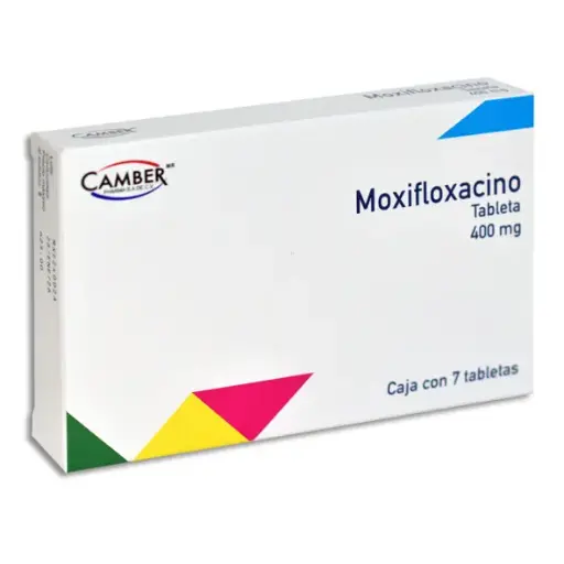 [7506442700742] MOXIFLOXACINO CAMBER Tabletas - c/7