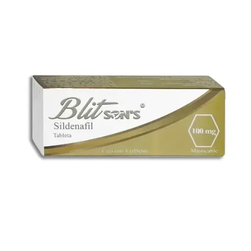 [7502001165403] BLIT SONS 100MG Tabletas Masticables - c/4