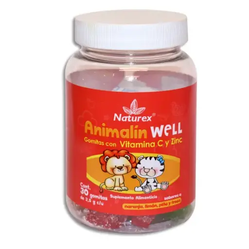 [7502259892366] ANIMALIN WELL Gomitas - c/60