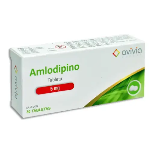 [7502216804661] AMLODIPINO AVIVIA Tabletas - c/30