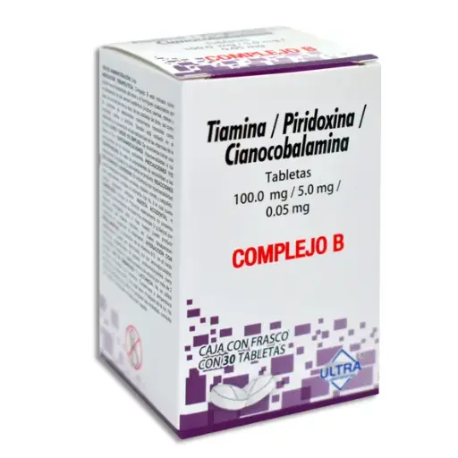 [7502216792784]  TIAMINA/PIRIDOXINA/CIANOCOBALAMINA ULTRA Tabletas c/30