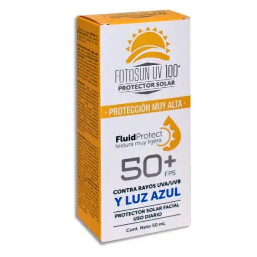 [7502253603647] PROTECTOR SOLAR FOTOSUN UV 100 FACIAL FLUID PROTEC Emulsion - 50 ml