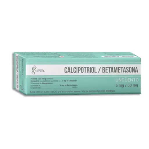 [7501258216180] CALCIPOTRIOL / BETAMETASONA SERRAL Ungüento - 30 g 